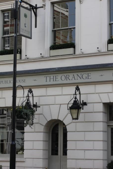 Orange in Pimlico Road
