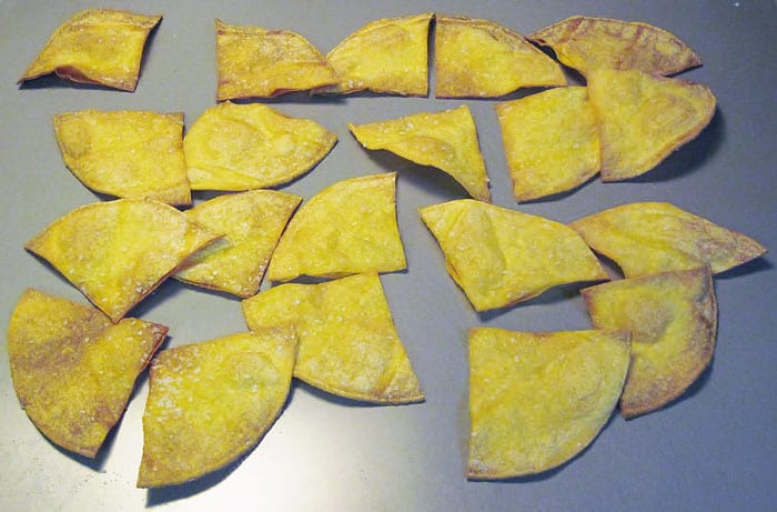 Tortilla Chips in the Oven