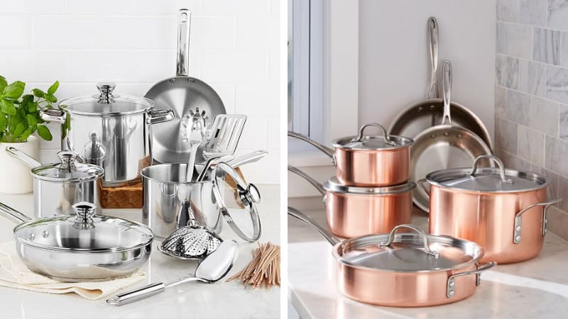 Stainless Steel or Copper Cookware