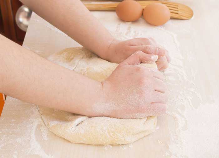 Baking Over Kneaded Dough