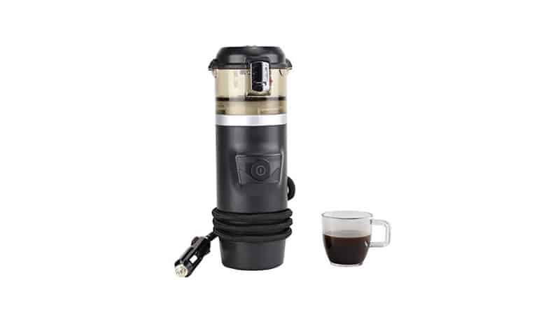 Best New Large 12V Travel Instant Decaf Organic Ground Coffee Makers Machine Kit 