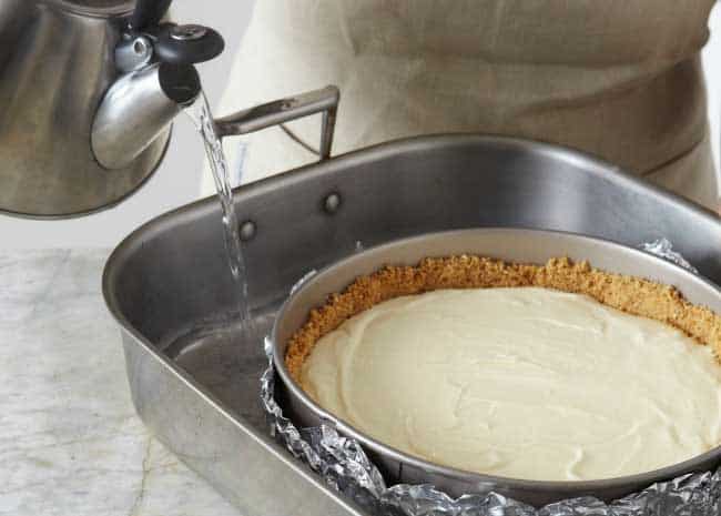 Get Cheesecake Out of a Pan with Hot Water