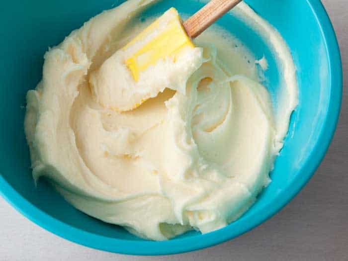 Mixing in Cream Cheese