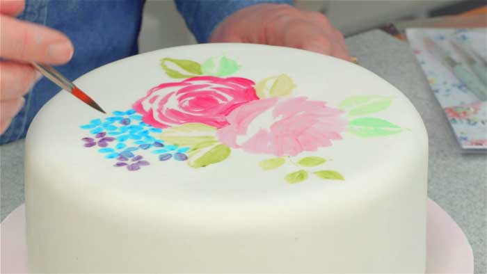 Decorate a cake with Painted Pictures