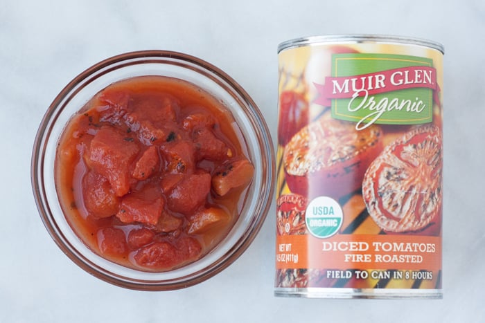 Canned and un-canned tomatoes
