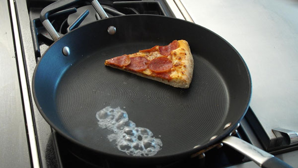 Heating Pizza In A Pan