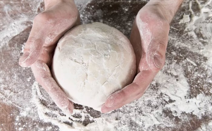 Kneading and Re-Kneading The Pizza Dough