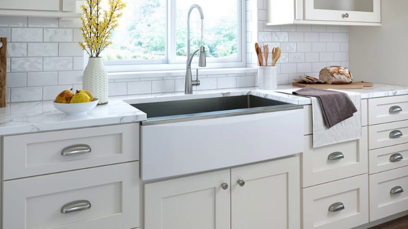 Farmhouse Sink In Existing Cabinets, Farmhouse Sink Installation