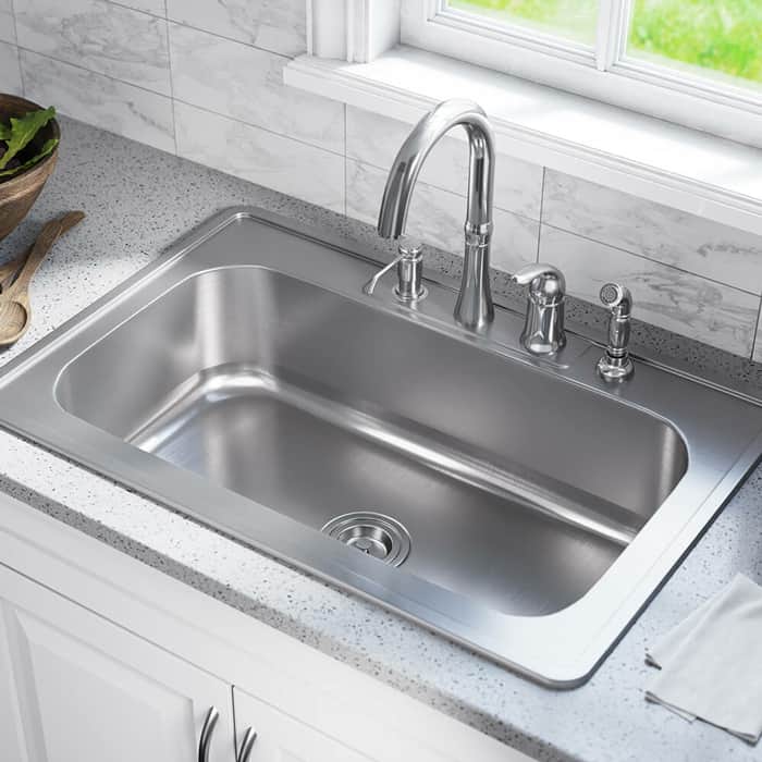 Clean your sink regularly